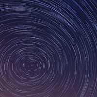 Star Trails Spinning in the sky