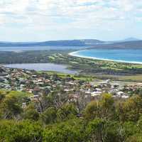 View of Lake Seppings from Mount Clarence in Albany, Western Australia
