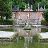 Hellbrunn-Castle garden in Salzburg, Austria