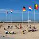 Panormanic View of the Beach in Ostend, Belgium