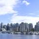 Vancouver skyline from Stanley Park in British Columbia, Canada
