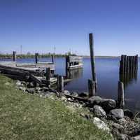 Rotting Boat Launch at Hecla Provincial Park