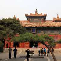 Temple and Pavilion in Beijing, China