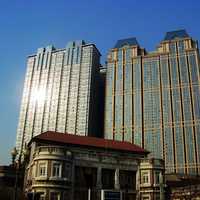 Big building and tower in Tianjin, China