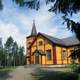 Sievi Church building in Finland