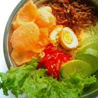 Nasi uduk traditional Indonesian Food