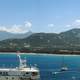 Panorama of the Bay of Calvi in Corsica, France