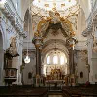  Nave of Church of Saint-Bruno des Chartreux