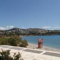 Beach in Vouliagmeni in Athens, Greece