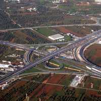 Highway System in Athens, Greece