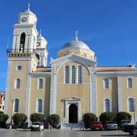 Church of Ypapanti at the center of the city in Kalamata, Greece