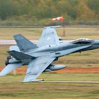 Canadian CF-18 Hornets participated in combat during the Gulf War, Iraq