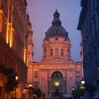 Close-up of Church of Budapest in Hungary