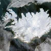 View of Iceland from Space