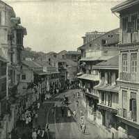 Kalbadevie Road around 1890 in Mumbai, India