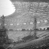 Stadium under construction in Jakarta, Indonesia