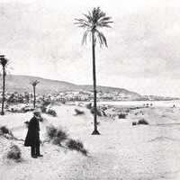 Mount Carmel before 1899 in Haifa, Israel