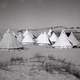 Tents in the Desert in Holon, Israel