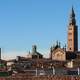Panorama of Cremona in Italy