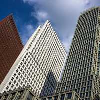 Tall Towers in The Hague, Netherlands