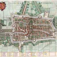 1652 Map of Utrecht, Netherlands