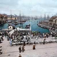 Fish Market in Bergen around 1900