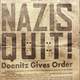 Nazis quit poster, surrender of Germany during WWII
