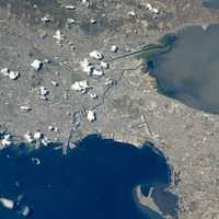 ISS Satellite Photo of Manila and the surrounding cities