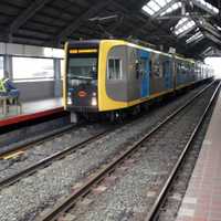  Platform area of Blumentritt LRT Station in Manila, Philippines