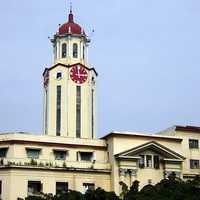 The clock tower of the Manila City Hall in Philippines
