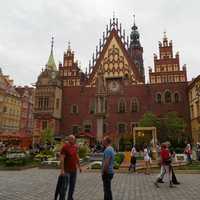 Old Town Hall in the Market Square in Wroclaw