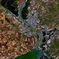 Satellite Image of Novosibirsk, Russia