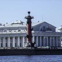 The Old Saint Petersburg Stock Exchange in Russia