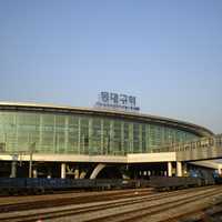 Dongdaegu Station in Daegu, South Korea
