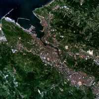 Gran BilBao Satellite Image in Spain