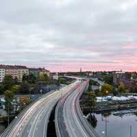 Highway in Fredhall, Stockholm