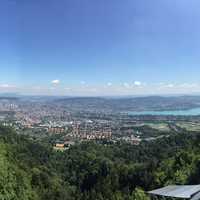 Overlook of Zurich in Switzerland