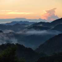 Dawn over the Mountains in Taiwan