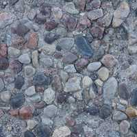 Ground pebble texture