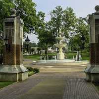 Harrison Plaza at the University of North Alabama