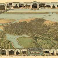 1900 Map and Oakland, California