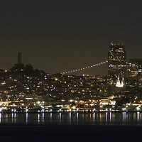 Night Time Skyline of San Francisco. California