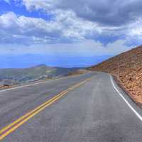 Scenic Roadway at Pikes Peak, Colorado