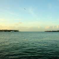 Looking into the Harbor at Key West, Florida