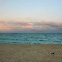 North Beach horizon at Miami, Florida
