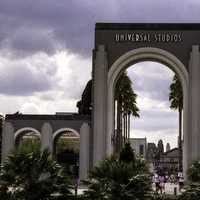 The original entrance to the theme park at Universal Studios in Orlando, Florida