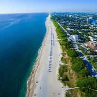 Delray Beach and seaside in Florida