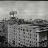 1914 panorama of downtown Indianapolis, Indiana