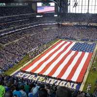 Colts stadium before the game in Indianapolis, Indiana