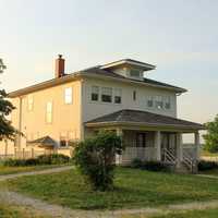 Historic House on Farm at Prophetstown State Park, Indiana